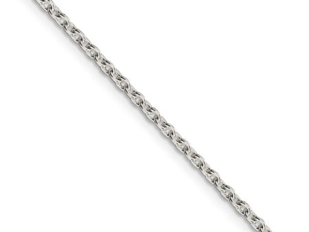 2.25mm Sterling Silver Classic Solid Cable Chain Necklace Cheap