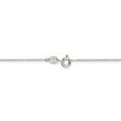 1.1mm Sterling Silver Flat Cable Chain Necklace Fashion