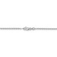 1.65mm 14k White Gold Diamond Cut Solid Cable Chain Necklace Online