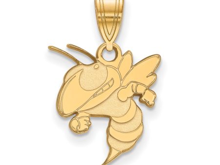 10k Yellow Gold Georgia Technology Medium Pendant on Sale