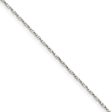 0.5mm, Sterling Silver, Twisted Serpentine Chain, 16 Inch For Discount