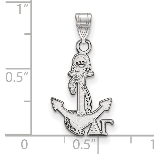 Sterling Silver Delta Gamma Small Pendant Cheap