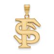 14k Yellow Gold Florida State Large  FS  Pendant Online