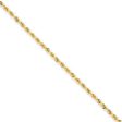 1.75mm, 14 Karat Yellow Gold, Handmade Rope Chain - 6 inch Online Hot Sale