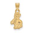 14k Yellow Gold North Carolina State Small Mascot Pendant Online now