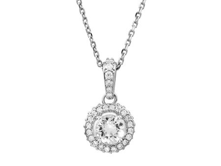 1 2 Cttw Diamond Entourage Necklace in 14k White Gold, 18 Inch Online Sale