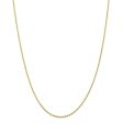 1.5mm, 10k Yellow Gold Diamond Cut Solid Rope Chain Necklace For Discount