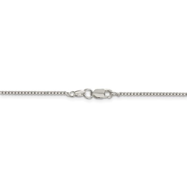 1.4mm, Sterling Silver, Solid Box Chain Necklace Online