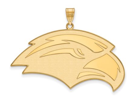 14k Gold Plated Silver Southern Miss XL Pendant Online Hot Sale