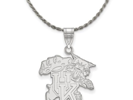 Sterling Silver U. of Kentucky Large Pendant Necklace on Sale