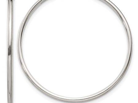 1.3mm, Sterling Silver, Endless Hoop Earrings - 30mm (1 1 8 Inch) Discount