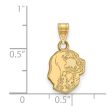 10k Yellow Gold U. of Tennessee Small Mascot Pendant Discount