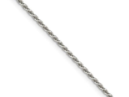 1.7mm, Sterling Silver Diamond Cut Solid Rope Chain Necklace Online