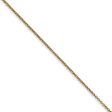 0.9mm 14k Yellow Gold Classic Cable Chain Necklace Cheap