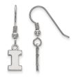 Sterling Silver University of Illinois XS (Tiny) Dangle Wire Earrings For Discount