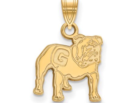 10k Yellow Gold U. of Georgia Small Mascot Logo Pendant For Discount