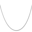 1.6mm, 14k White Gold, Round Solid Snake Chain Necklace on Sale