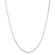 1mm, 14k White Gold, Octagonal Snake Chain Necklace Hot on Sale