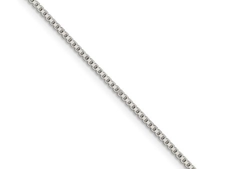 1.4mm, Sterling Silver, Solid Box Chain Necklace Online