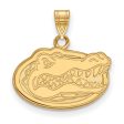 14k Gold Plated Silver U. of Florida Small Mascot Pendant Online now