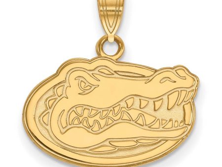 14k Gold Plated Silver U. of Florida Small Mascot Pendant Online now