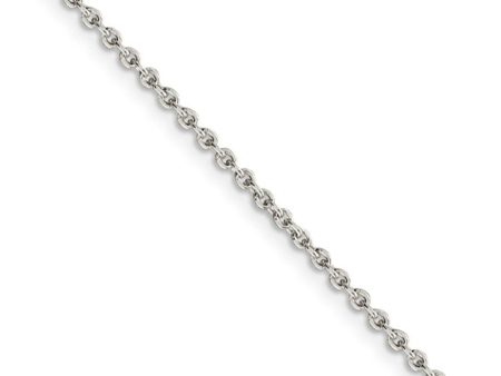 2mm Sterling Silver Classic Solid Cable Chain Bracelet Online Sale