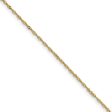 1.1mm, 14k Yellow Gold, D C Singapore Chain Necklace For Discount