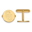 14k Gold Plated Silver University of Oklahoma Cuff Links on Sale