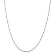 1.2mm, 14k White Gold, Twisted Box Chain Necklace Cheap