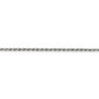 Sterling Silver 1.75mm Diamond-cut Solid Rope Chain Anklet Supply