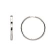 2.6mm Hinged Endless Round Hoop Earrings in Sterling Silver, 29mm For Cheap