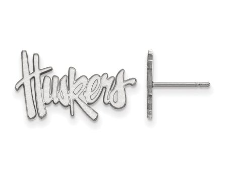 Sterling Silver University of Nebraska Small  Huskers  Post Earrings Supply