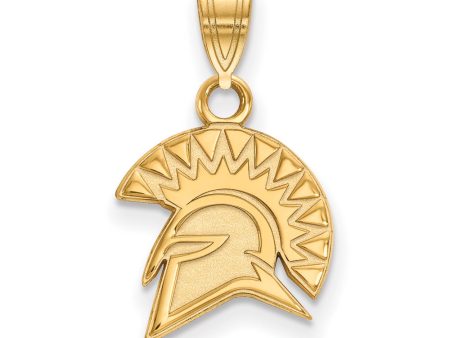 10k Yellow Gold San Jose State Small Mascot Pendant Fashion