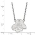 Sterling Silver East Carolina U Large Mascot Pendant Necklace Online Hot Sale