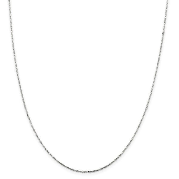 0.5mm, Sterling Silver, Twisted Serpentine Chain, 16 Inch For Discount