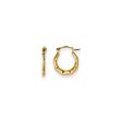 12mm Children s Geometric Hinged Post Hoop Earrings in 14k Gold Online now