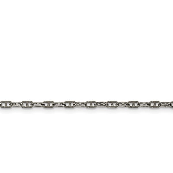 2.75mm Stainless Steel Anchor Chain Necklace Sale