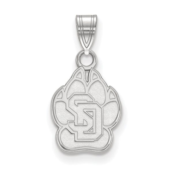 Sterling Silver South Dakota Small Logo Pendant Online now