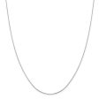 0.6mm, Sterling Silver D C Octagon Mirror Box Chain Necklace Online Sale