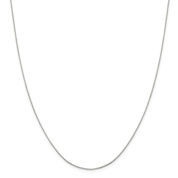 0.6mm, Sterling Silver D C Octagon Mirror Box Chain Necklace Online Sale