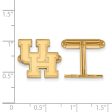 14k Yellow Gold University of Houston Cuff Links Discount