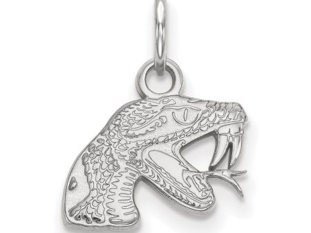 10k White Gold Florida A&M U XS (Tiny) Charm or Pendant Online Hot Sale