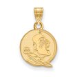 14K Yellow Gold Florida State Small Mascot Pendant Online