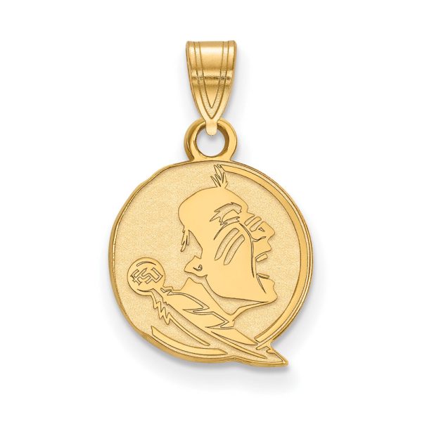 14K Yellow Gold Florida State Small Mascot Pendant Online