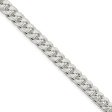 Men s 7.25mm Sterling Silver Solid D C Domed Curb Chain Necklace For Sale