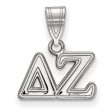 Sterling Silver Delta Zeta Medium Greek Letters Pendant For Discount