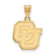 14k Yellow Gold U of Colorado Medium Pendant Cheap