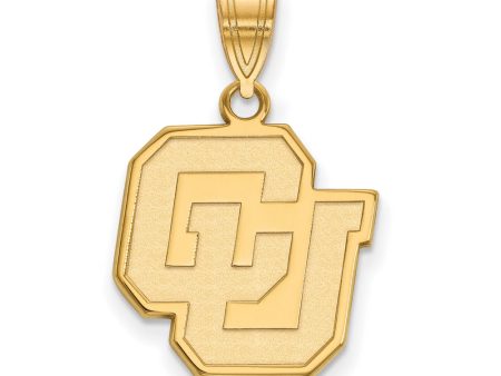 14k Yellow Gold U of Colorado Medium Pendant Cheap