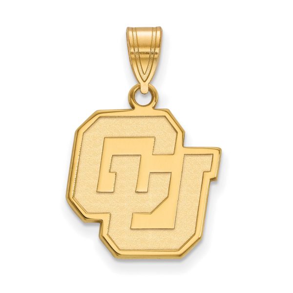 14k Yellow Gold U of Colorado Medium Pendant Cheap