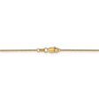 1mm, 14k Yellow Gold Solid Cable Chain Necklace Online